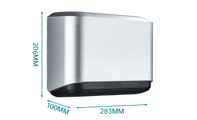 Dispensador de papel más nuevo, Dispensador montado en la pared de gran capacidad, Dispensador Manual de cocina ABS, Dispensador de toallas de papel higiénico para centro comercial