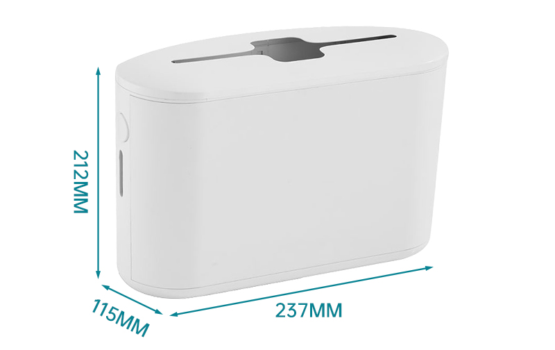 Dispensador de toallas de papel plegable de plástico moderno, caja de pañuelos de pie para uso doméstico o hotelero, 5857W
